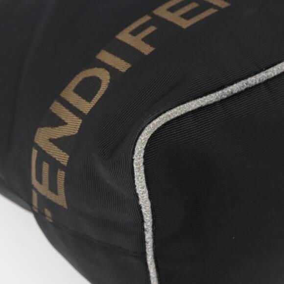 FENDI Hand Bag Nylon Black Auth ep11928